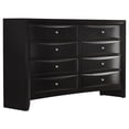 thumbnail image 1 of Briana 8-drawer Dresser Black, 1 of 4