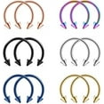 thumbnail image 1 of Briana Williams 16G Septum Rings Surgical Steel Nose Septum Horseshoe Hoop\, 1 of 1