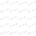thumbnail image 1 of Briana Williams 18G Clear Bioflex Nose Bone Ring Stud Retainer Body Jewelry Piercing Top Ball 2mm 2.5 3mm 20-30PCS, 1 of 1