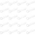 thumbnail image 1 of Briana Williams Stud Clear Bioflex Surgical Steel 22G Nose Rings comes with Velvet Bag, 20 Pieces, 1 of 4
