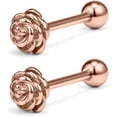 thumbnail image 1 of Briana Williams 2pcs Vintage Straight Barbell Nipple Tongue Ring Piercing 14G, 1 of 1