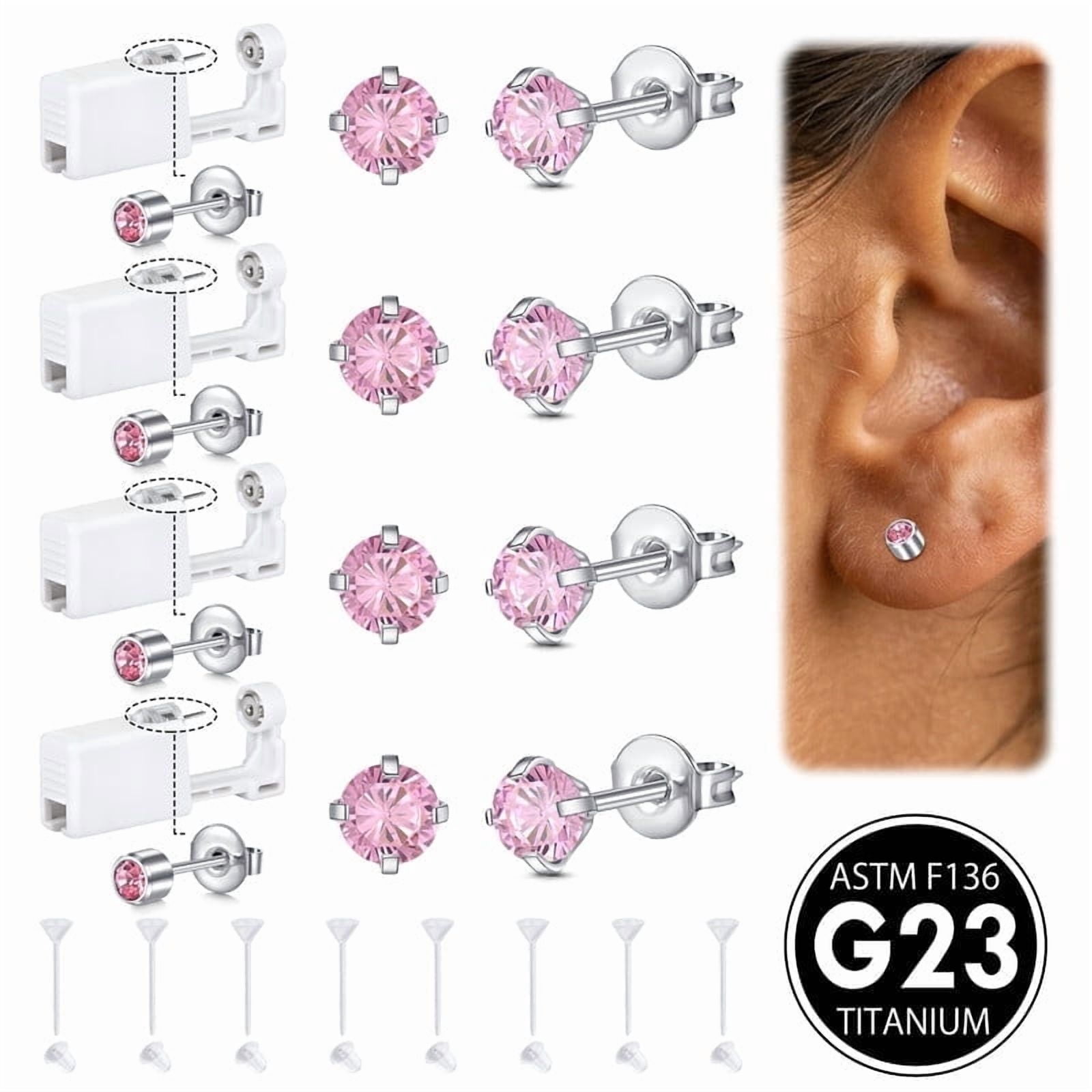 Briana Williams G23 Titanium Ear Piercing Kit,ASTM F136 Implant