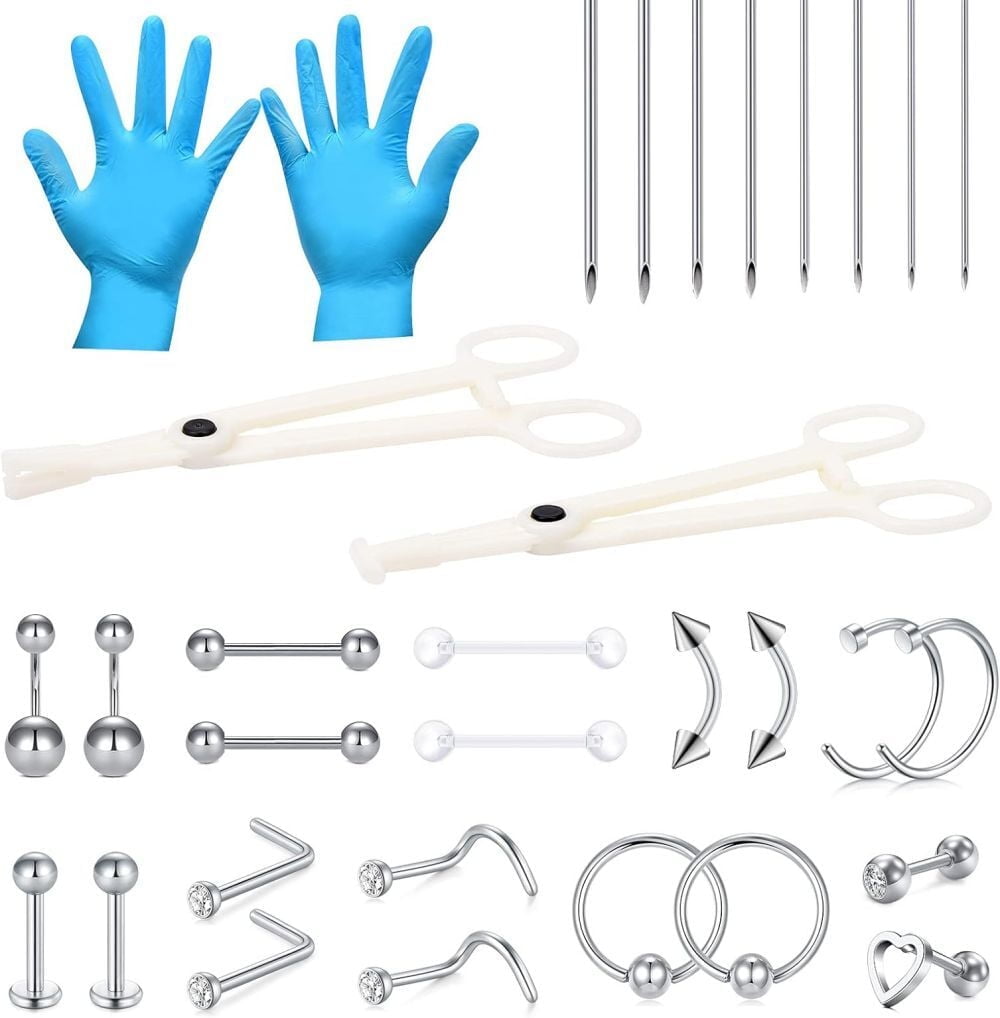 Briana Williams Mixed Piercing Kit,Piercing Kits for All Piercings