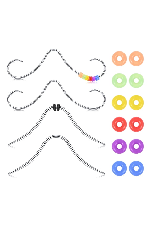 Mustache Septum Ring Septum Rings Septum Jewelry Septum Rings 16G Septum Piercing
