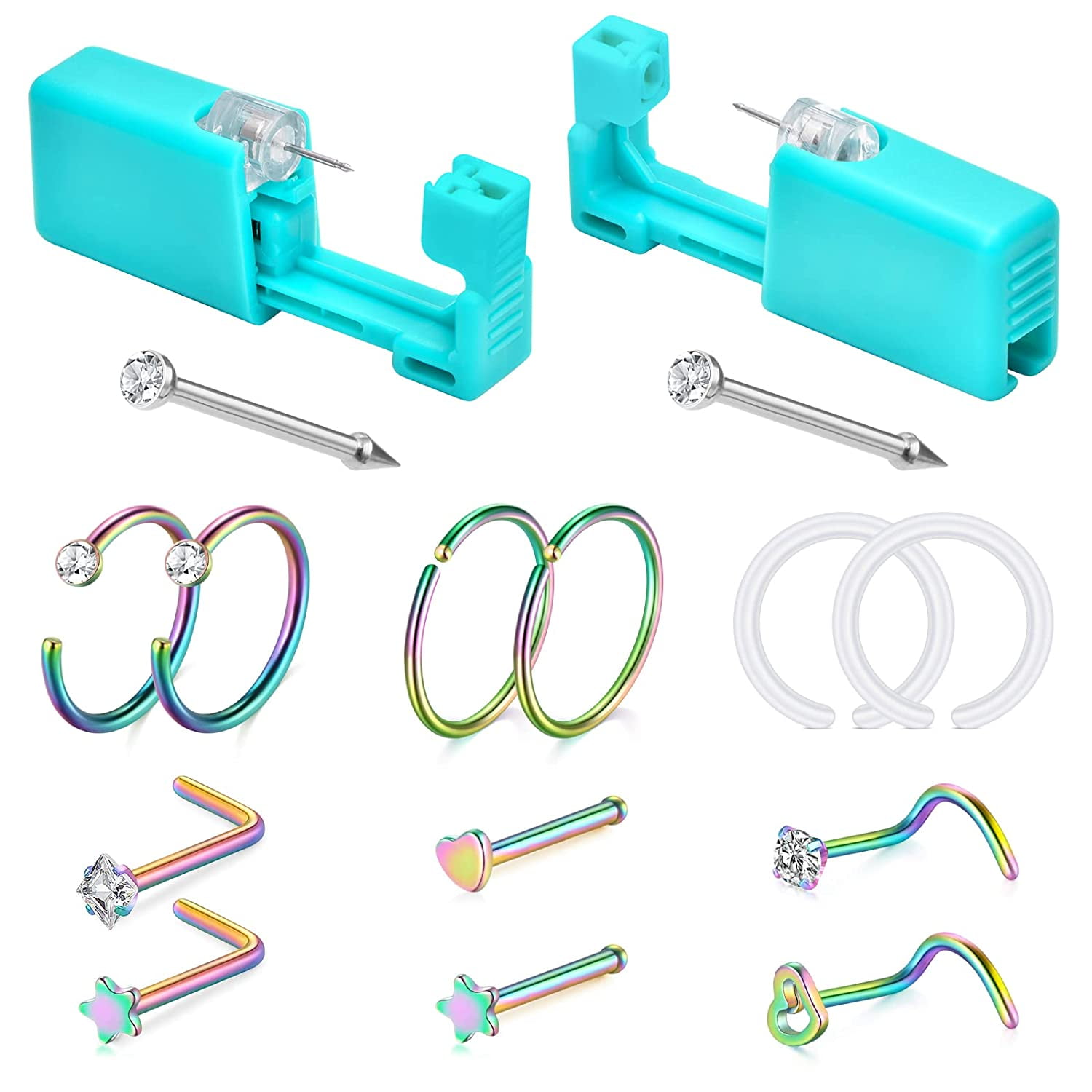 Briana Williams Disposable Self Nose Piercing Kit with 316L Stainless