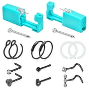 Briana Williams Nose Piercing Kit,Disposable Self Nose Piercing Gun Nose Piercing Kit with 316L Stainless Steel