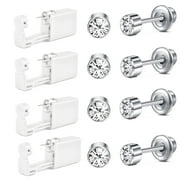 BRIANA WILLIAMS Self Ear Piercing Kit with Studs, 4 Pack