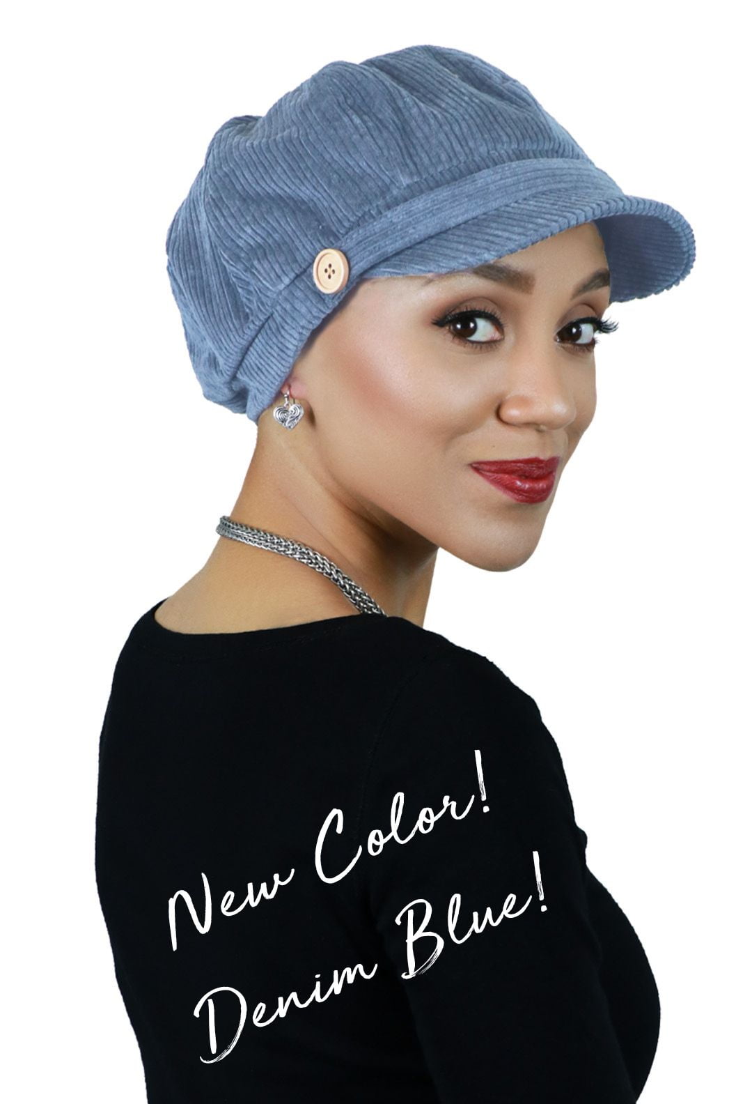 Brianna Newsboy Cap for Women Cancer Headwear Chemo Hat Cabbie