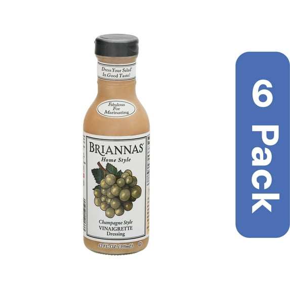 Brianna's Dressing Vinaigrette Caper Champagne 12 oz (Pack Of 6)