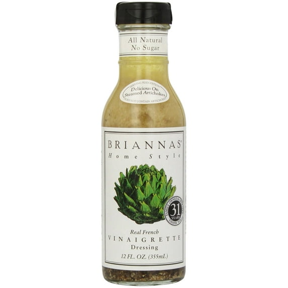 Brianna's French Vinaigrette Dressing 12 oz (Pack of 18)