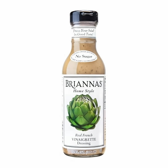 Brianna's French Vinaigrette Dressing 12 oz (Pack of 96)