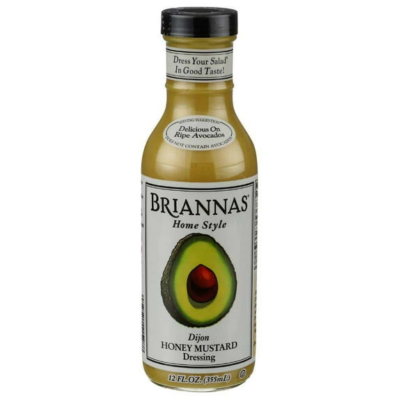 Brianna's Honey Mustard Dijon Dressing, 12-Ounce Bottles (Pack of 6)