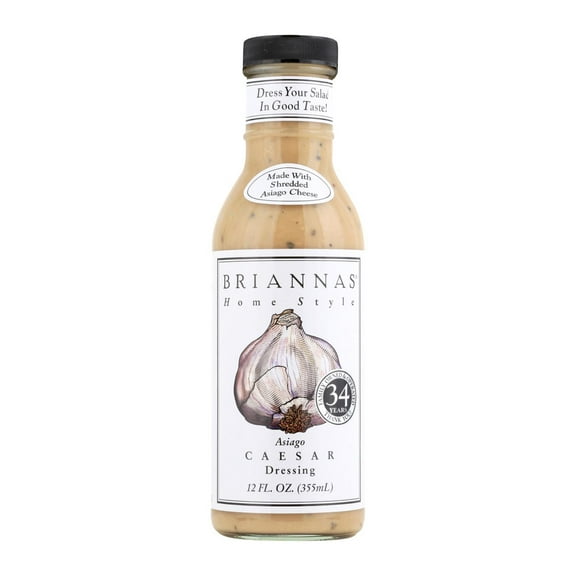 Brianna's - Salad Dressing - Asiago Caesar - Case of 6 - 12 Fl oz.