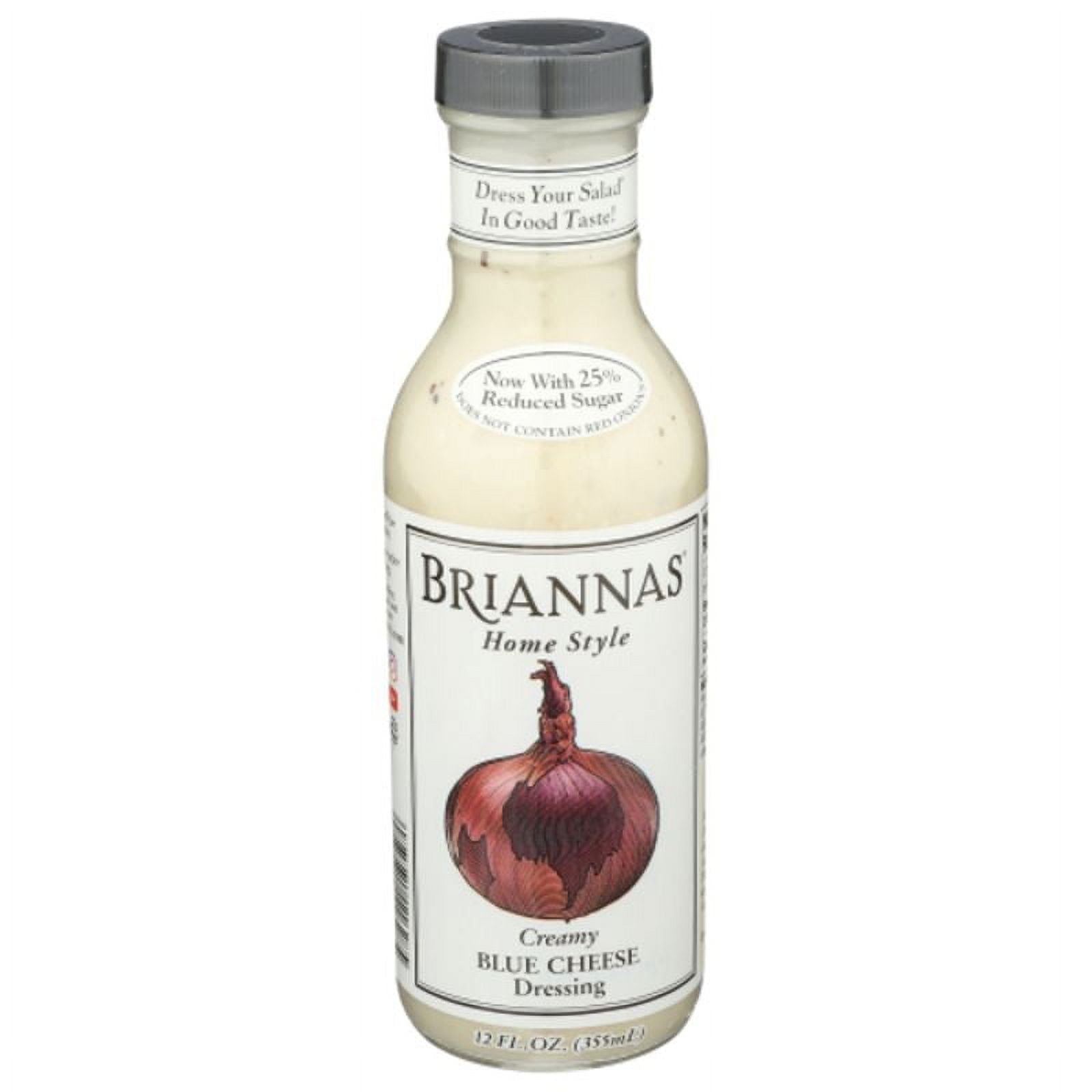 Briannas Blue Cheese Salad Dressing 12 fl oz Pack of 2
