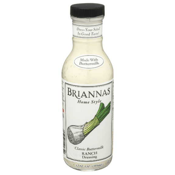 Briannas Buttermilk Ranch Salad Dressing 12 fl oz