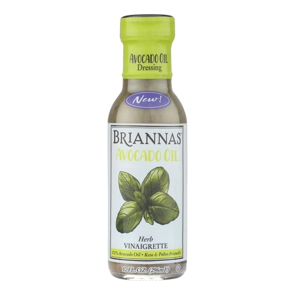 Briannas - Dressing Herb Vinaigratte Avocado Oil - Case Of 6 - 10 Oz