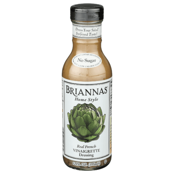 Briannas French Vinaigrette Salad Dressing 12 fl oz - Pack of 2