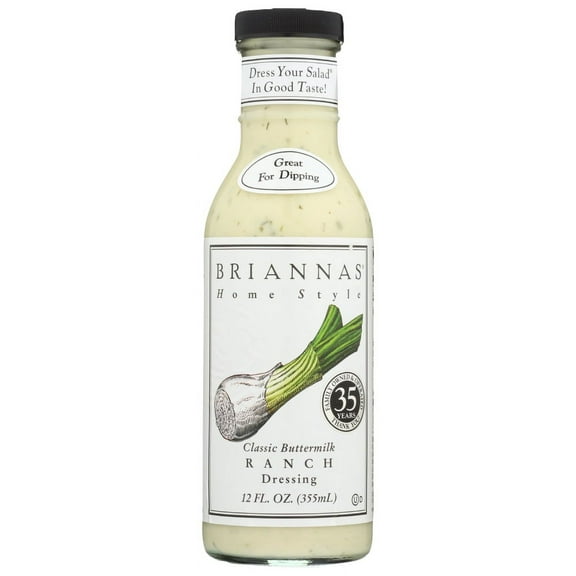 Briannas Home Style Classic Buttermilk Ranch Dressing, 12 Fl Oz