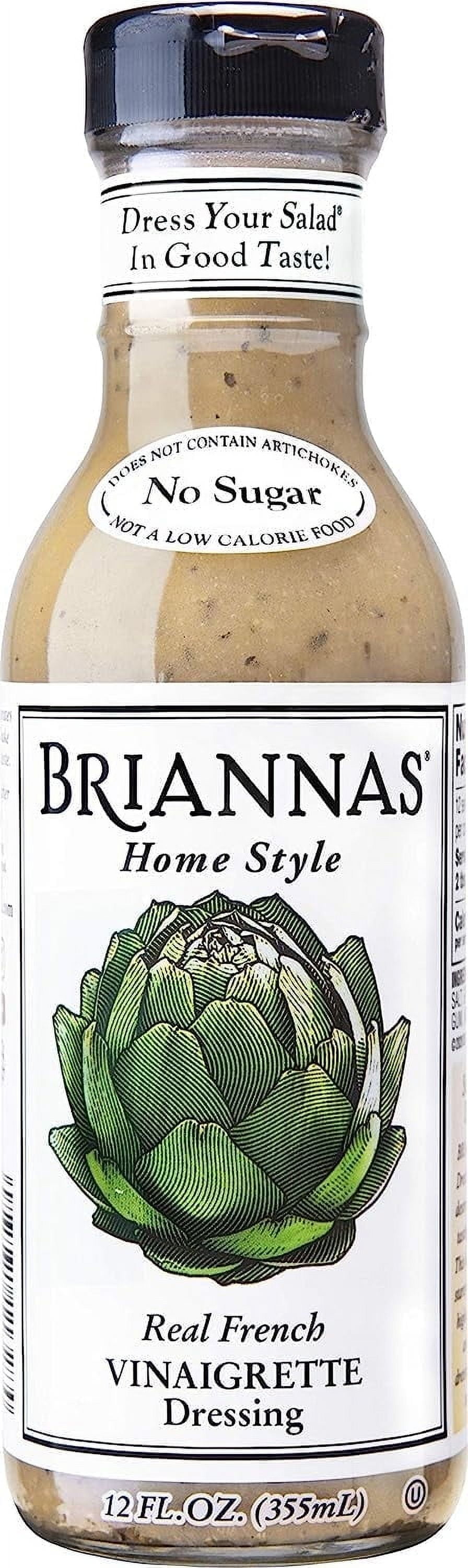 Briannas Home Style Dressing French Vinaigrette 12 fl oz Pack of 3