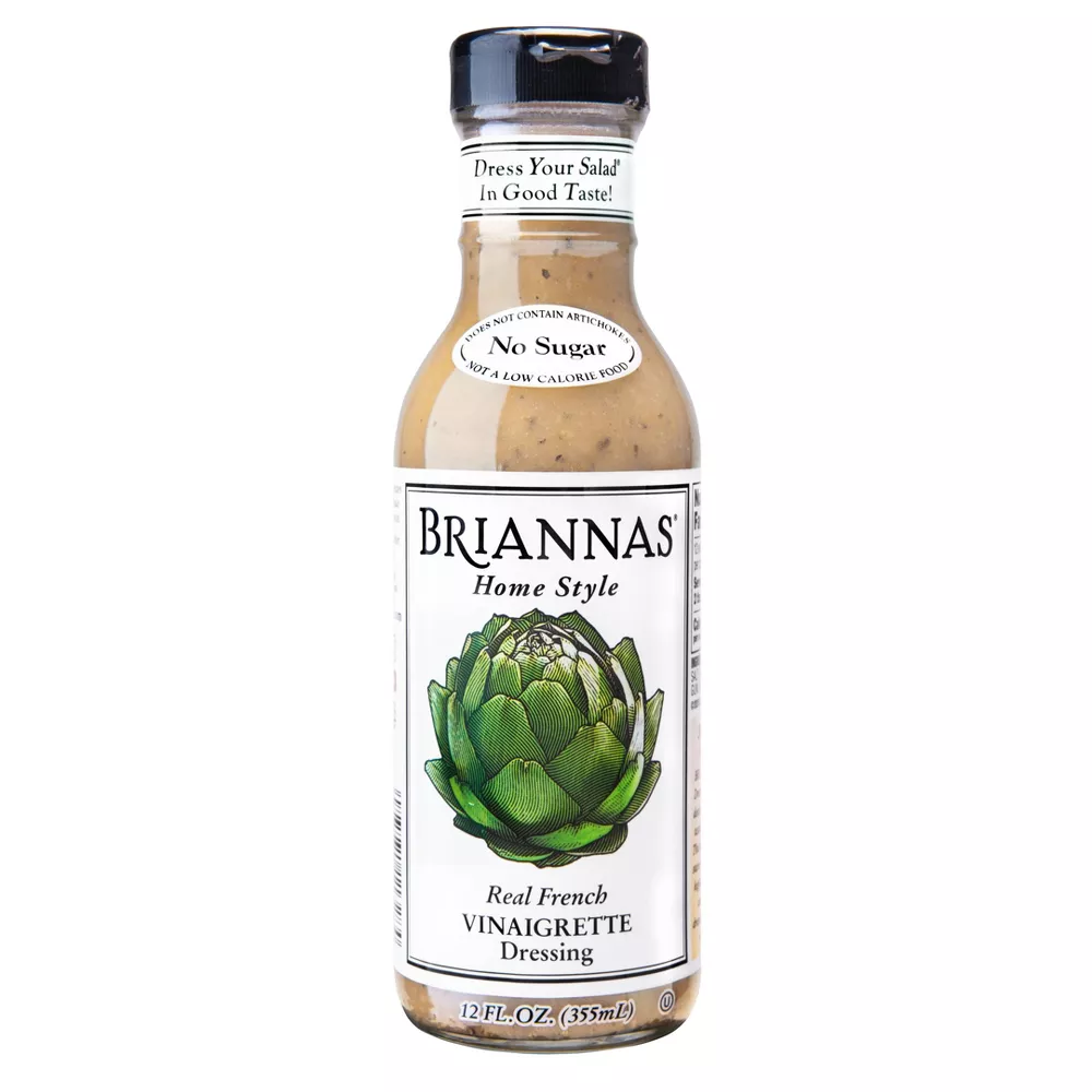 Briannas Home Style Real French Vinaigrette Dressing - 12 fl oz
