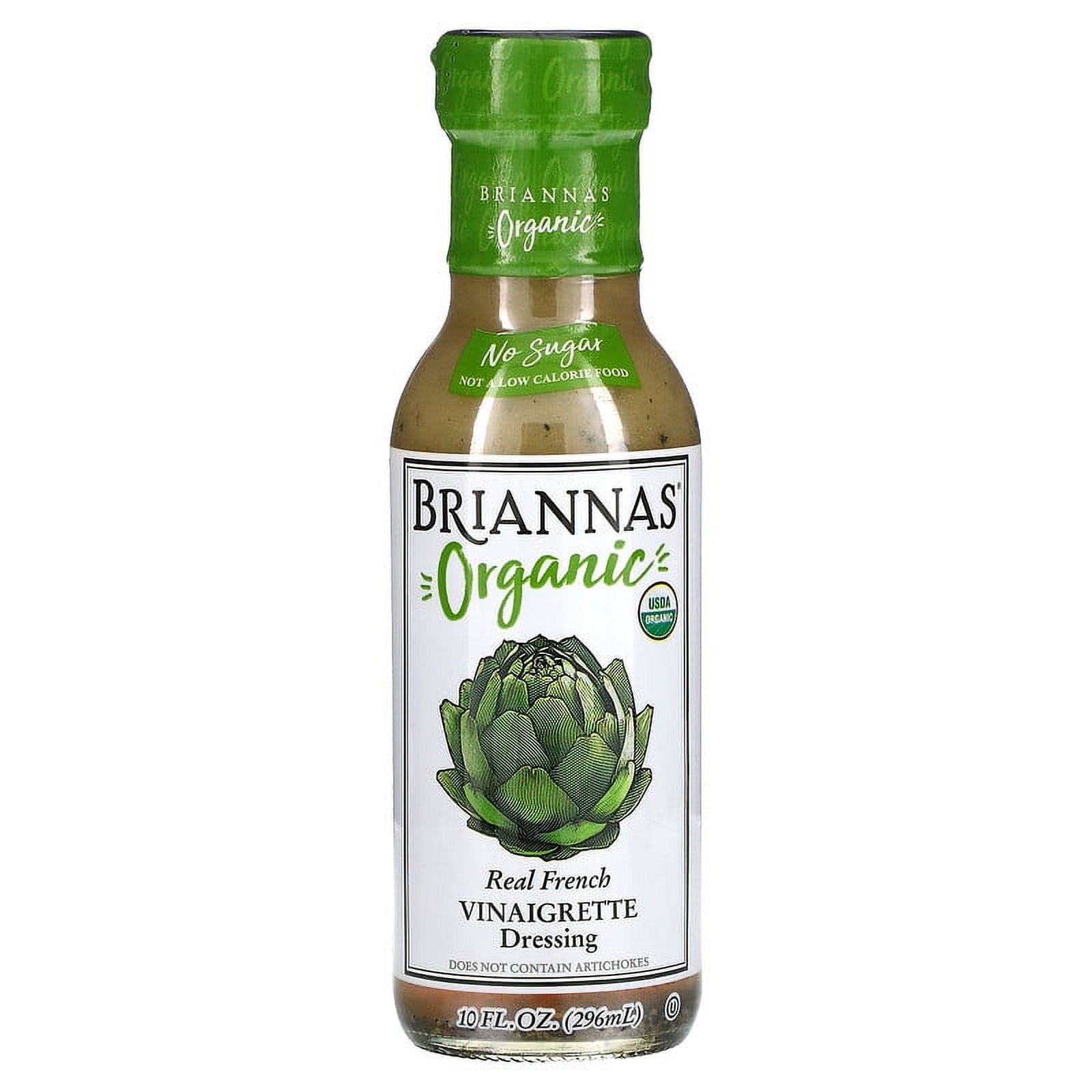 Briannas, Organic Real French Vinaigrette Dressing, 10 fl oz