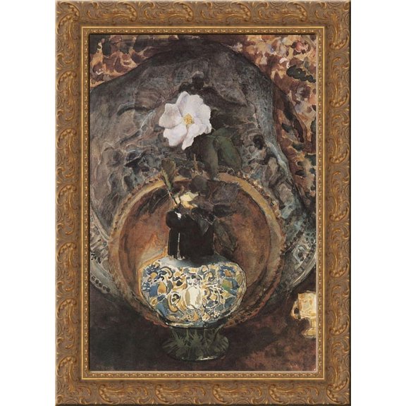 Briar 24x18 Gold Ornate Wood Framed Canvas Art by Mikhail Vrubel