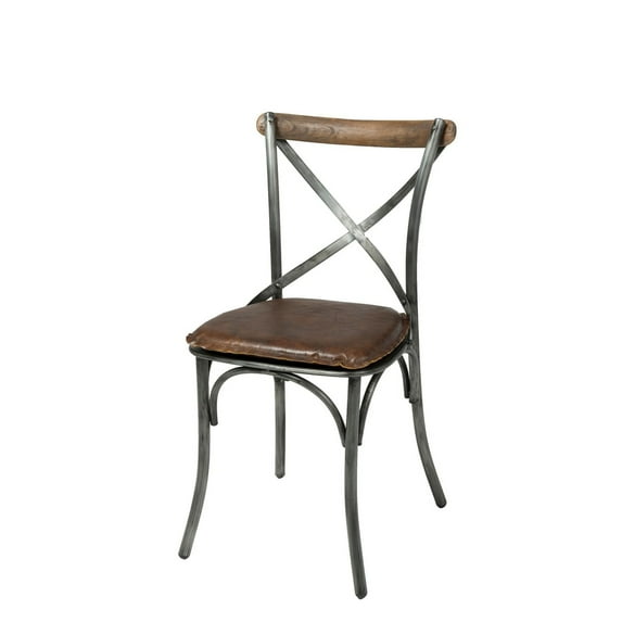 Briar Leather Cushion Chair Pad Vintage Brown