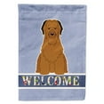 thumbnail image 1 of Briard Brown Welcome Flag Canvas House Size, 1 of 1