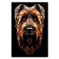 thumbnail image 1 of Briard Dog Art Canvas, Pet Wall, Polygon Art Print on Canvas Canvas, large wall art, bathroom wall art, Ready to Hang,Living Room,Bedroom ＆ Office, 1 of 4