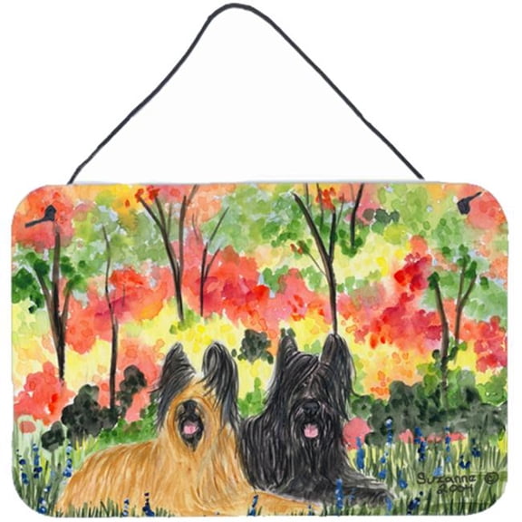 Briard Indoor Aluminium Metal Wall Or Door Hanging Prints