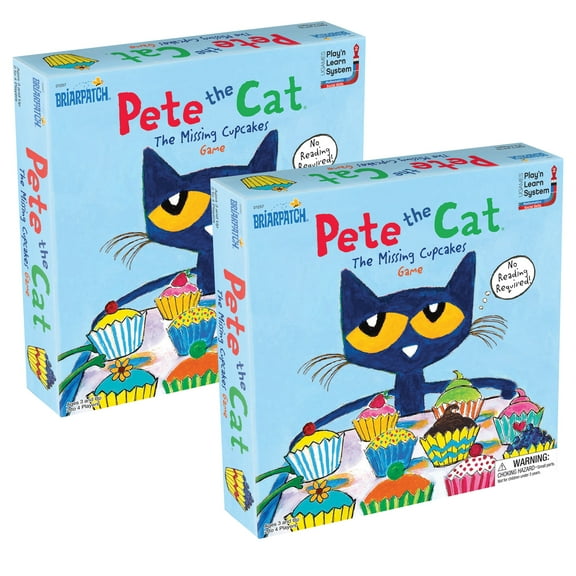 Briarpatch Pete the Cat The Missing Cupcakes Game, Pack of 2