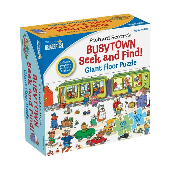 Briarpatch Richard Scarry's Busytown Seek and Find! Giant Floor Puzzle: 28 Pcs
