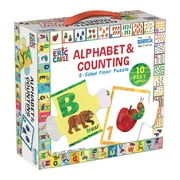 Briarpatch | The World of Eric Carle ABC/123 2-Sided Floor Puzzle, Ages 3+