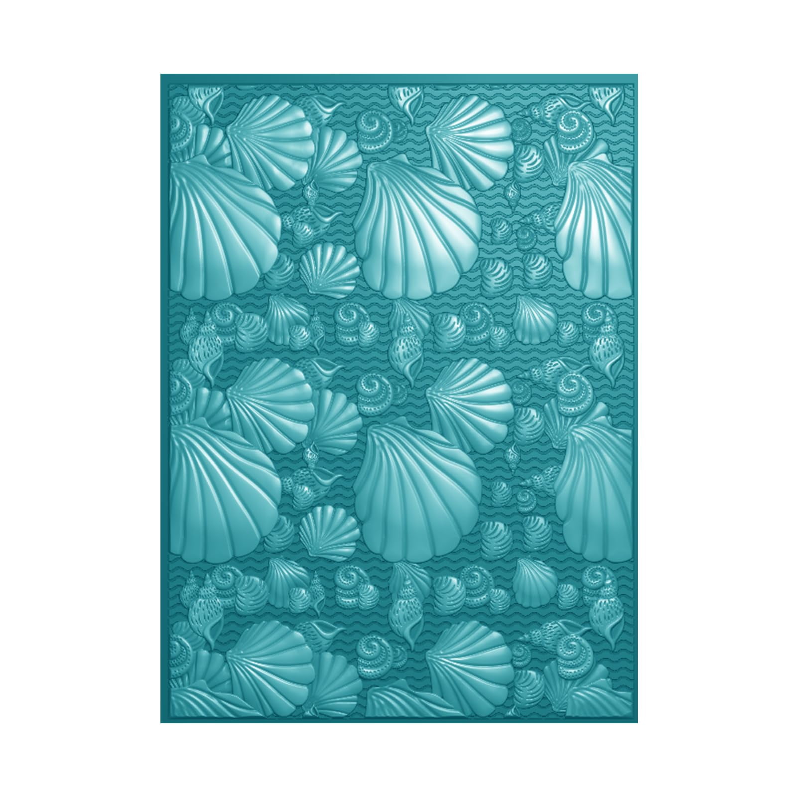 Photo inspiration: Compact Printer Homo Techn Ideta Relation Fee Folders Reference: Briartw 3D Embossing Folder Tsf6 For Card Making Sea Shells