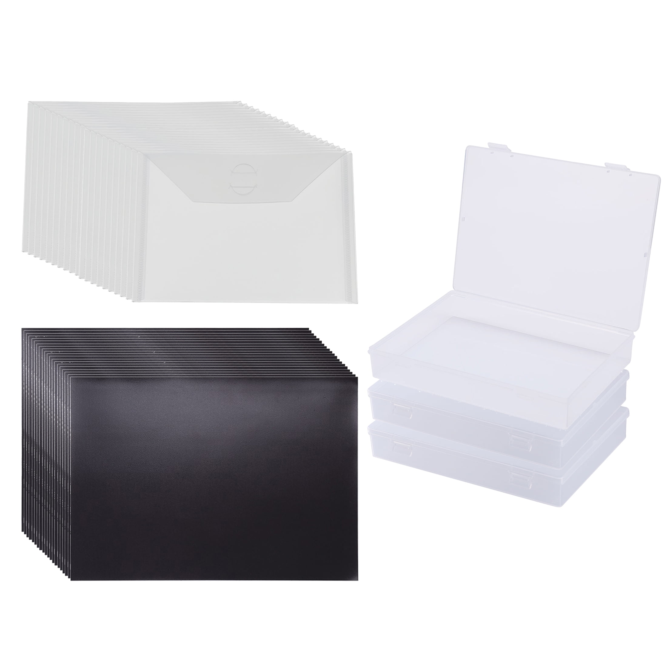 10PCS/set 7x5inch Rubber Magnet Sheet/Plastic Storage Bag Organize
