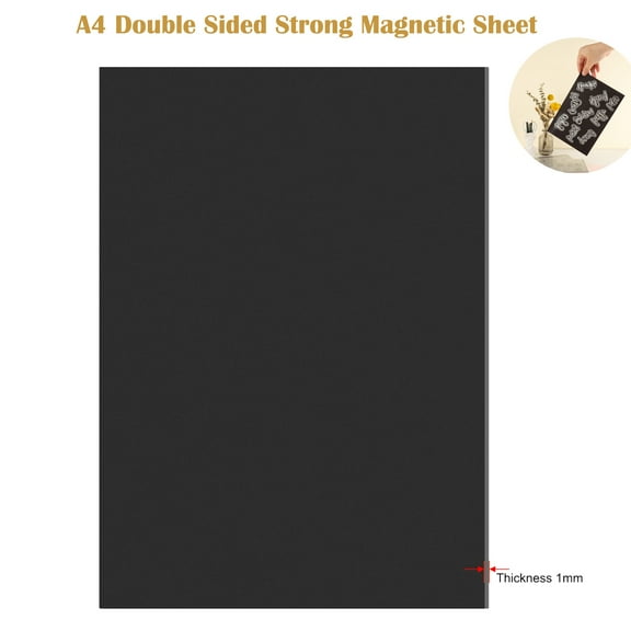 Briartw A4 Double Sided Strong Magnetic Sheet for Metal Dies Storage 11.7x8.2inch,1mm(0.04inch)