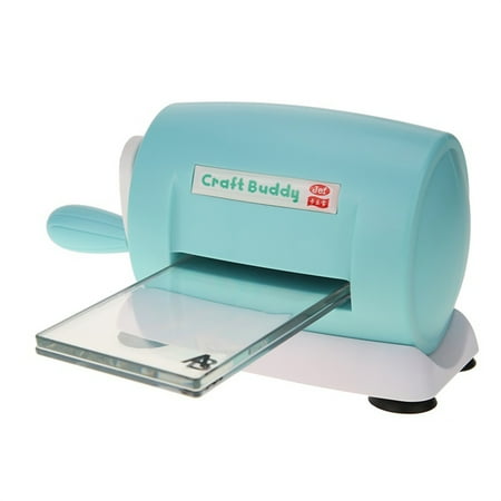 Briartw Die Cutting Machines and 2 Acrylic Plate for Crafting,Blue Diy Die Manual Embossing Machine Scrapbooking Cutter Dies Machine Paper Card Making Craft Tool