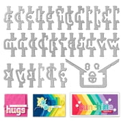 Briartw Layering Alphabet Dies Tips and Hints Cutting Dies Stencil for Diy Scrapbooking Paper Cards Making,Crafts Tool