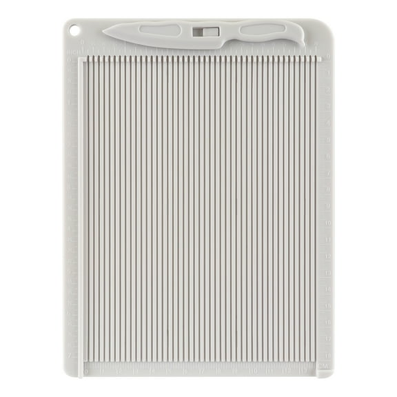 Briartw Mini Score Board,6.4x8.5inch Multi-Purpose Scoring Board for Making Envelope Paper Cards Crafts Tool