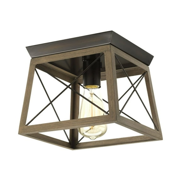 Briarwood Collection One-Light 9-1/2" Flush Mount