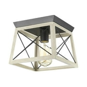 Briarwood Collection One-Light 9-1/2" Flush Mount