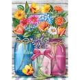 thumbnail image 1 of Briarwood Lane Spring Garden Flag 12x18 For Outdoor Spring Floral Jars Rustic For Spring Garden Flag Flags For Outside, 1 of 4