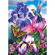Briarwood Lane Garden Flag 12x18 For Outdoor Irises Spring For Spring Garden Flag Flags For Outside