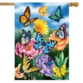 thumbnail image 1 of Briarwood Lane Butterflies In The Garden Spring House Flag, 1 of 4