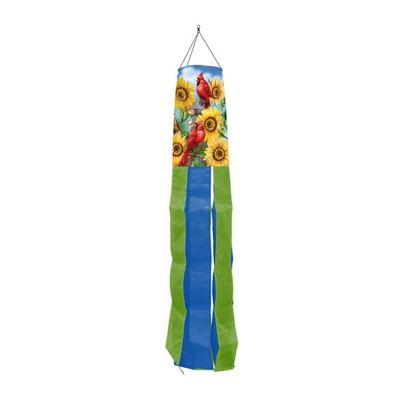 Briarwood Lane Cardinals and Sunflowers Summer Windsock