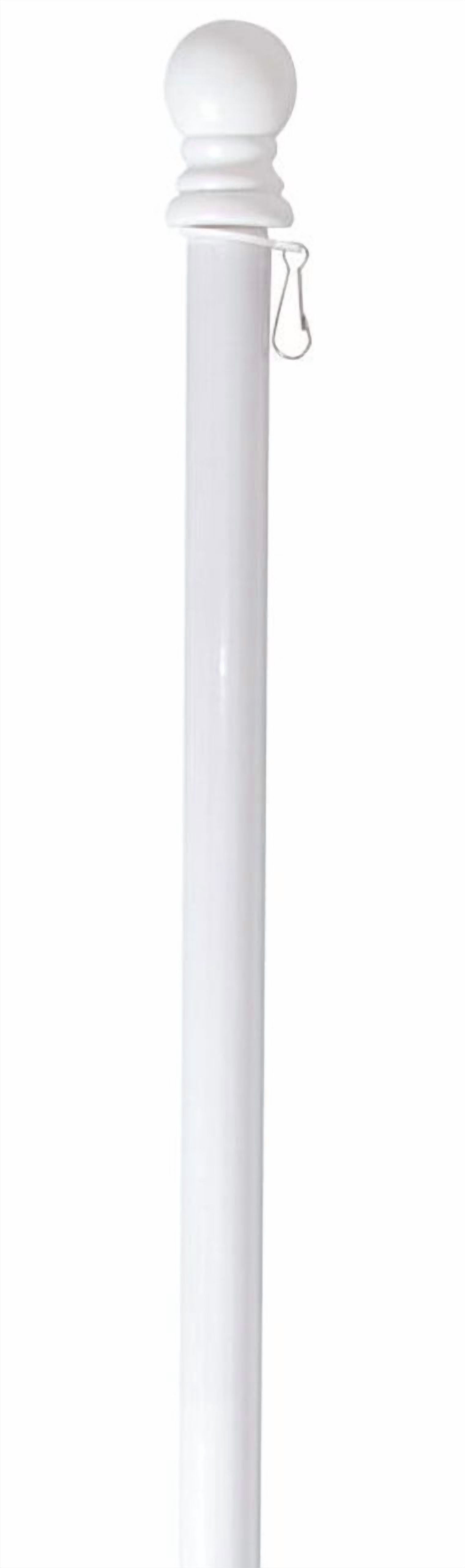 Briarwood Lane 57" White Metal Flag Pole