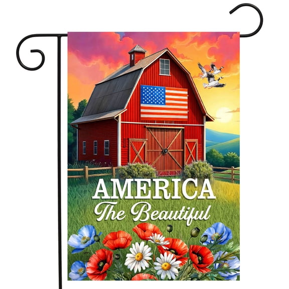 Briarwood Lane American Barn Garden Flag