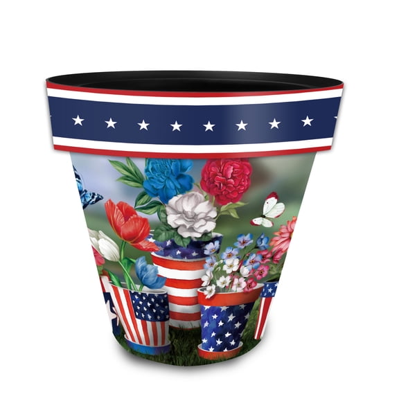 Briarwood Lane Spring Planter 11.75 x 11 x 11 American Bloom Medium