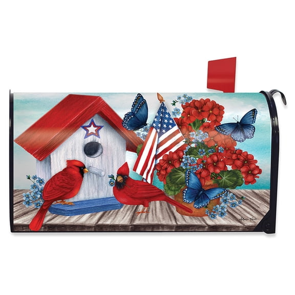 Briarwood Lane American Cardinal Mailbox Cover