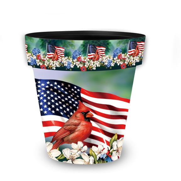 Briarwood Lane American Cardinal Medium Planter